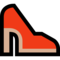 High-Heeled Shoe emoji on Microsoft